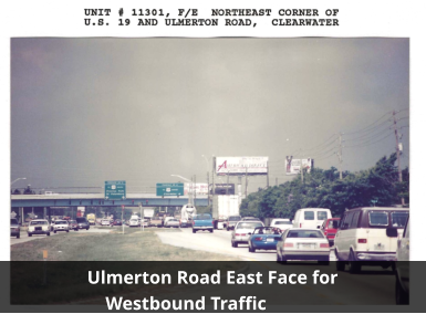 Ulmerton Road East Face for Westbound Traffic