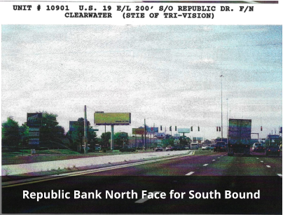 Republic Bank North Face for South Bound