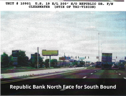 Republic Bank North Face for South Bound